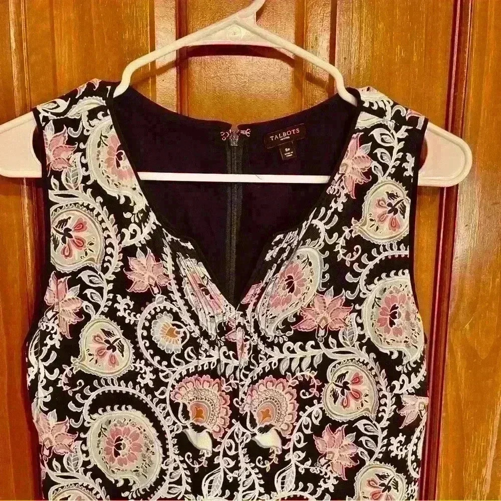 Talbots Maxi Ladies Paisley Dress - Picture 4 of 12